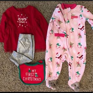 Infant girl Christmas lot (6-9 months)